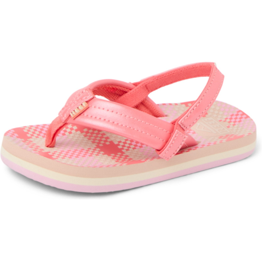 2025 Reef Little Ahi Sandales CJ6516 - Pink Plaid